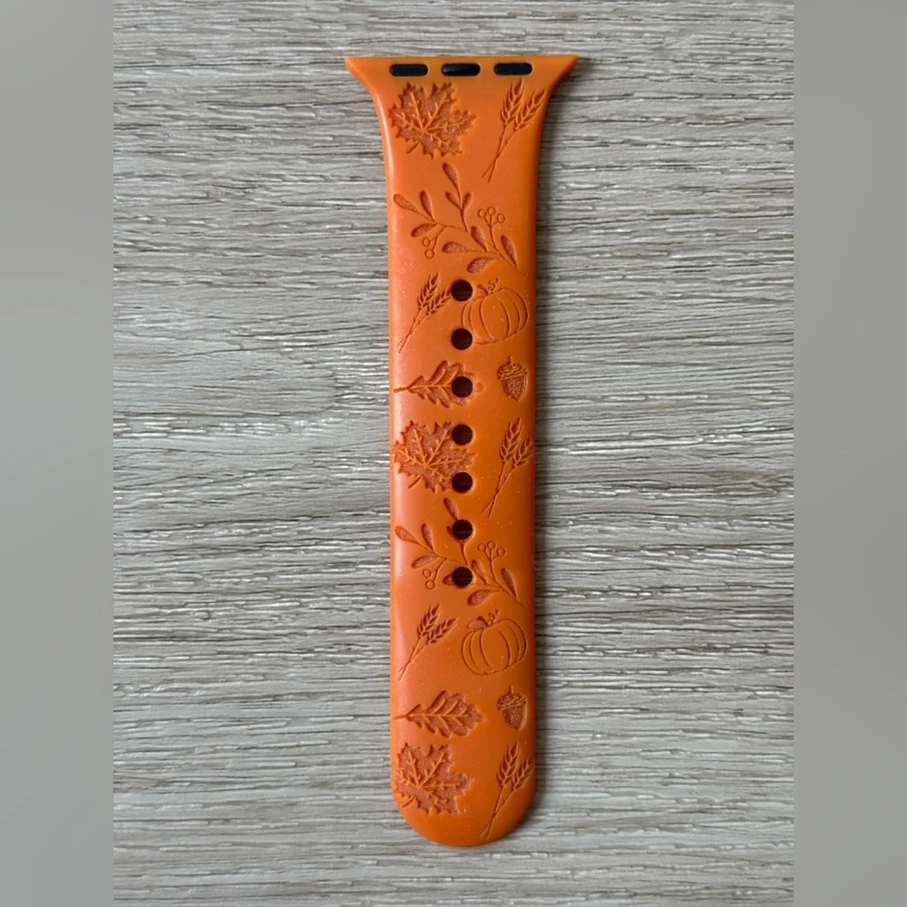Fall / Autumn Orange Leaves 38/40mm Handmade Apple Watch Band